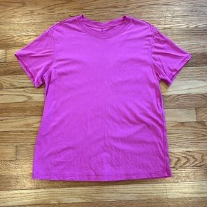 Lululemon sonic pink all yours t-shirt